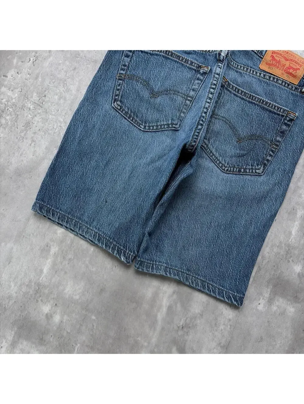 Y2K Blue Levi’s Grunge Skater Loose  Denim Jorts